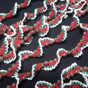 Crochet Christmas garland SPIRAL image 4
