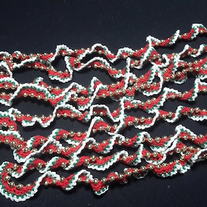 Crochet Christmas garland SPIRAL image 3