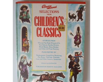 Livro lacrado de época, 1975, com uma seleção dos clássicos infantis mais amados.