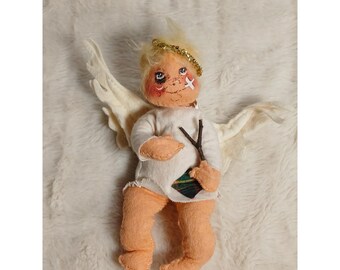 Anjo de bandagem vintage Annalee Naughty 1981