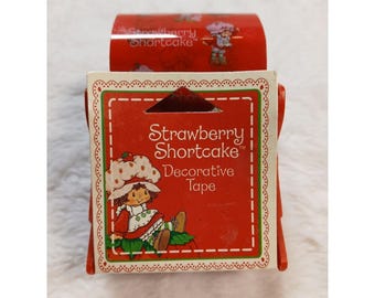 Vintage Strawberry Shortcake Interior Wide  Character Tape Rare