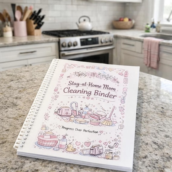 Stay-at-Home Mom Cleaning Binder | Home Organization, Routine Planner