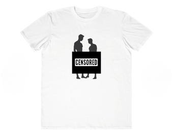 Akt männliches Paar Silhouette T-Shirt | T-Shirt