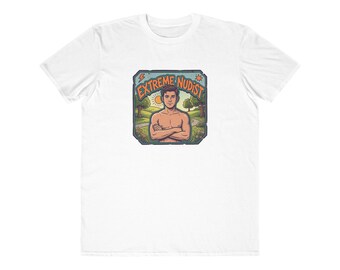 Extreme Nudist Graphic Tee V2 | Vintage Natur Illustration