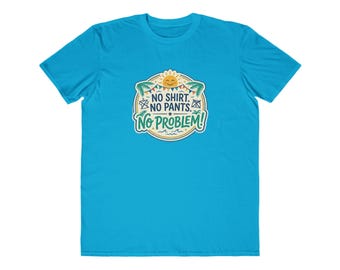 Kein Shirt Keine Hose Problem Tee | Beach Sun Palm Grafik-T-Shirt
