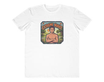 Extreme Nudist Graphic Tee V3 | Vintage Natur Illustration