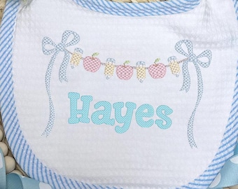 Back To School Sketch Embroidery File, Kids Embroidery Design, 5 Size, Instant Download.