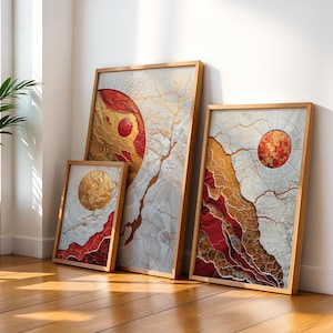 Puede incluir: Un juego de tres tazas de cerámica con un acabado mate moteado. Cada taza presenta un color diferente: azul claro, crema y gris. Las tazas tienen un diseño simple y moderno y un asa cómoda.