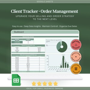 Aanpasbaar klantbeheersysteem, van potentiële klanten en leads tot orderdocumentatie en betalingsmonitoring.