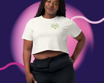 Neon Toxic Bat Crop Top – Acid Sludge Kollektion