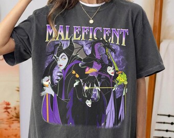 Retro Disney Maleficent Villain Shirt, Disney Sleeping Beauty T-shirt, Evil Magic Maleficent Tee, Bad Witches Villains Sweatshirt