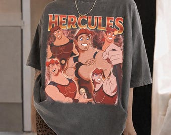 Vintage Disney Hercules Shirt, Retro 90s Disney Hercules Characters Shirt, Disneyland Family Matching, Magic Kingdom