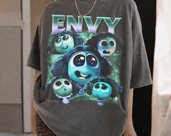 Vintage Envy Inside Out Comfort Colors T-shirt, Disney Pixar Inside Out Shirt, Disney Emotions T-shirt, Mental Health Matter Gifts