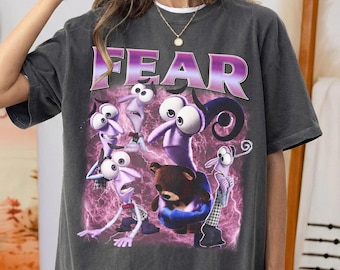 Vintage Fear Inside Out Comfort Colors T-shirt, Disney Pixar Inside Out Shirt, Disney Emotions T-shirt, Mental Health Matter Gifts
