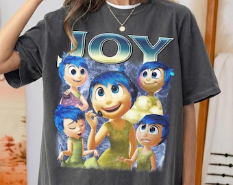 Vintage Joy Inside Out Comfort Colors T-shirt, Disney Pixar Inside Out Shirt, Disney Emotions T-shirt, Mental Health Matter Gifts