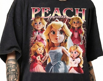 Vintage Princes Peach Shirt, Retro Epic Universe Shirt, Princess Peach Girly Tee, Mario Womens Shirt, Nintendo World Family Holiday Tee
