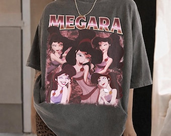Camiseta vintage de Megara de Hércules de Disney, camiseta retro de los 90 con personajes de Hércules de Disney, conjunto familiar a juego de Disneyland, Magic Kingdom