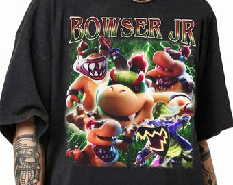 Bowser Jr PNG, Super Mario Digital Download, Bowser Junior Clipart, Nintendo World Family Trip Graphic, Mario Party Sublimation DTF File