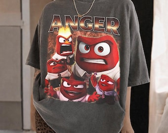 Vintage Anger Inside Out Shirt, Pixar Emotions T-Shirt, Disney Pixar Inside Out Shirt, Disney Family Vacation 2026, Disney Fan Gift