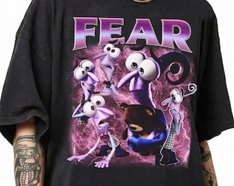 Fear Inside Out PNG, Disney Pixar Inside Out Digital File, Disney Emotions Sublimation Design, Mental Health PNG, Movie Graphic Download