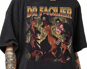 Vintage Disney Villains Dr Facilier Shirt, The Princess And The Frog Shirt, Voodoo King Dr Facilier Tshirt, Magic Kingdom Disneyland Gift