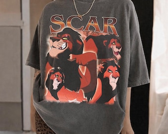 Retro Disney Scar The Lion King Shirt, Disney Scar Villains T-shirt, Disneyland Family Matching Shirt, Magic Kingdom, WDW Epcot Theme Park