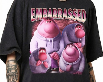 Vintage Embarrassed Inside Out Comfort Colors T-shirt, Disney Pixar Inside Out Shirt, Disney Emotions T-shirt, Mental Health Matter Gifts