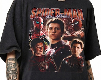 Vintage Spider-Man Shirt, Comfort Colors Peter Parker T-Shirt,  Retro Marvel Character Graphic Shirt, Superhero Shirt, Marvel Fan Gift