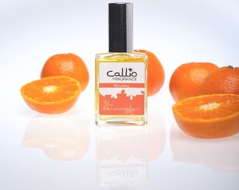 Sunny Perfume – Mandarin Orange, Orange Blossom, Jasmine & Vanilla – Fruity Floral Vegan Small Batch Fragrance