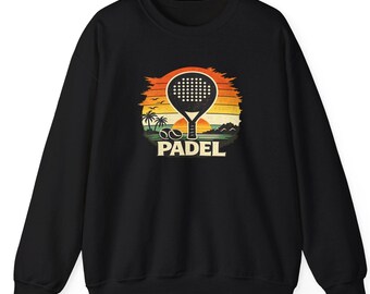 Padel Sweatshirt, Retro Padel Sweatshirt. Padel Player Gift, Padel Tennis Sweatshirt, Padel Lover Crewneck, Racket Sport Sweatshirt