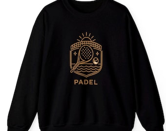 Padel Sweatshirt, Padel Logo Sweatshirt. Padel Player Gift, Padel Tennis Sweatshirt, Padel Lover Crewneck, Racket Sport Sweatshirt