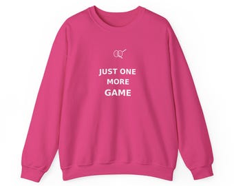 Just One More Game Padel Sweatshirt Funny Padel Shirt Gift for Padel Player Men Women Padel Clothing UK