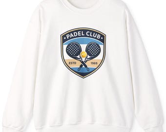 Padel Sweatshirt, Padel Club Sweatshirt. Padel Player Gift, Padel Tennis Sweatshirt, Padel Lover Crewneck, Racket Sport Sweatshirt