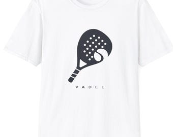 Padel T Shirt. Padel Racket. Padel Player Gift. Padel Tennis Shirt. Padel Lover Tee. Padel Club Shirt .Sports Gift for Padel Players