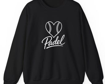 Padel Sweatshirt, Love Padel Sweatshirt. Padel Player Gift, Padel Tennis Sweatshirt, Padel Lover Crewneck, Racket Sport Sweatshirt