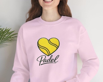 Padel Sweatshirt, Love Padel Sweatshirt. Padel Gift, Padel Tennis Sweatshirt, Padel Lover Crewneck, Racket Sport Sweatshirt