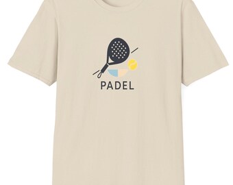 Padel T Shirt. Padel Ball. Racket. Padel Player Gift. Padel Tennis Shirt. Padel Lover Tee. Padel Club Shirt .Sports Gift for Padel Players