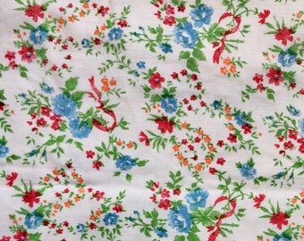 60s Floral Fabric Etsy