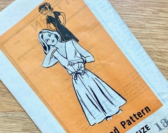 Parade Pattern Service 9324 1970s pattern for misses' wrap dress - size 18 (bust 40")