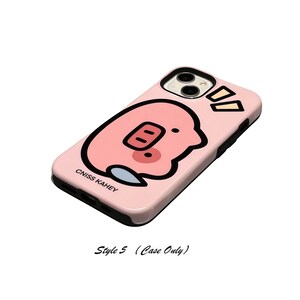 Sanrio Nalle Puh och Hello Kitty sött tecknat iPhone-skal, kawaii silikon PC-skyddsskal, kompatibelt med iPhone-serien Style 5 Case Only