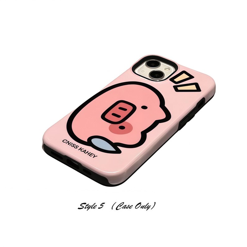 Sanrio Nalle Puh och Hello Kitty sött tecknat iPhone-skal, kawaii silikon PC-skyddsskal, kompatibelt med iPhone-serien Style 5 Case Only