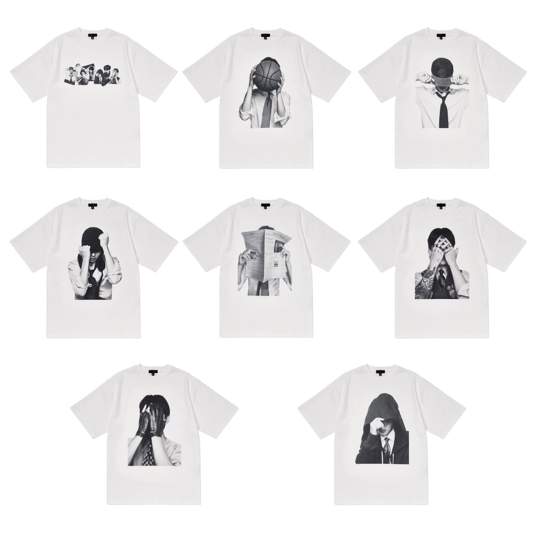 Vintage Bangtan Shirt, Retro Black & White Aesthetic Shirts