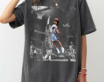 Stephon Castle Dunk Comfort Colors Shirt, San Antonio Basketball Fan Tee, Sports Fan Graphic T-Shirt