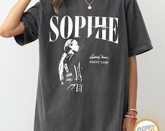Camiseta de baloncesto Sophie Cunningham Point God Comfort Colors®, camiseta gráfica para aficionados al deporte