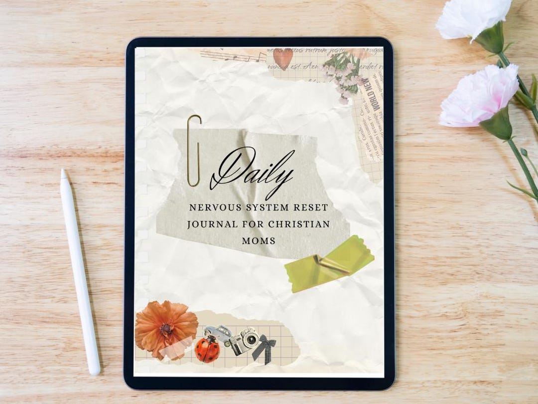 Nervous System Reset Printable Journal Template for Christian Moms ...