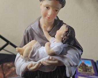 Standbeeld van Sint-Antonius, religieus woondecoratie 12"