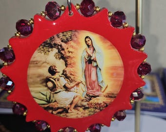 Crystal Our Lady of Guadalupe en Juan Diego House Blessing