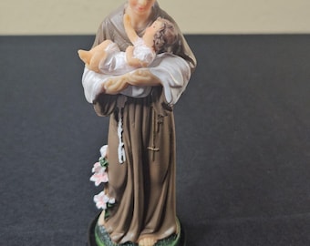 Standbeeld van heilige Antonius, religieus woondecoratie 5,5"