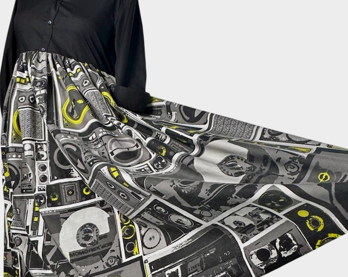 Size 22 Upcycled Music Dress