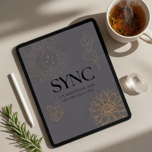 Cycle Sync Planner Journal – Traccia e rifletti (download digitale)